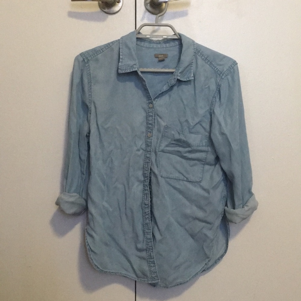 Chambray button up shirt